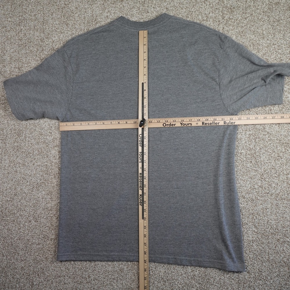 Soffe Drirelease Mens XL Heather Gray Performance T-Shirt Short Sleeve Active - Picture 5 of 5